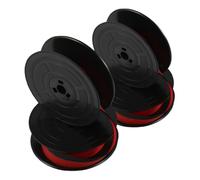 UTHCLO Lot de 2 Rubans Encreurs Vintage pour Machine à Écrire Manuelle, Petit Ruban Compatible Anciennes Marques, Couleur Rouge et Noir Bicolore, Usage Bureau à Domicile, Solide et Précisé