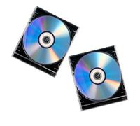 UTHCLO Lot de 2 Sets de CD Vierges Inscriptibles 700 Mo avec Boîtiers Cristal, Supports d'Enregistrement Audio et Données, Compatibles Lecteurs DVD/CD, pour Stockage Musique et