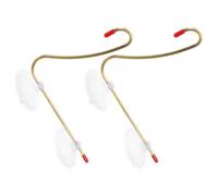 UTHCLO Lot De 2 Supports De Fenêtre Suspendus pour Carillon À Oiseaux - Crochet pour Jardinière, Pot De Fleurs Robuste, Support pour Plantes Et Pots De Jardin, Suspension pour Panier,