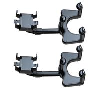 UTHCLO Lot de 2 Supports de Téléphone Rotatifs pour Voiture Fixation Réglable pour Rétroviseur Support Compatible Navigation et Enregistreur de Parcours Installation sans Outil