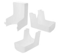 UTHCLO Lot De 3 Caches-Ampoules Pour Hotte Aspirante De Cuisine Abat-Jour Protection Pour Lampe De Hotte Couvercle De Lampe Cache-Ampoule Blanc