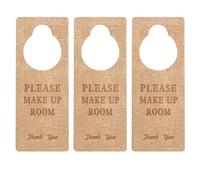 UTHCLO Lot De 3 Panneaux Ne Pas Déranger Bébé Qui Dort Bébé Endormi Beige En Polyuréthane