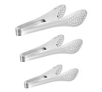UTHCLO Lot de 3 Pinces Alimentaires en Acier Inoxydable Multifonction Design Ergonomique, Accessoires pour Barbecue pour Grandes Fêtes et Événements