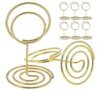 UTHCLO Lot de 30 Supports de Numéros de Table Mariage en Métal Doré, Élégant et Réutilisable pour Affichage Clair Lors de Banquets et Mariages