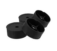 UTHCLO Lot De 4 Bouchons pour Poteau d'arbre à Chat, Embouts Tubulaires en Plastique, Diamètre Extérieur 70 Mm, Pièces De Rechange DIY pour Griffoir, Réparation Facile Et Installation Rapide