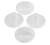 UTHCLO Lot de 4 Boutons de Commande Remplaçables pour Chauffage Électrique, Ventilateur et Thermostat Mural, Bouton Rotatif en Plastique Résistant, Compatible Radiateur D’Appoint et