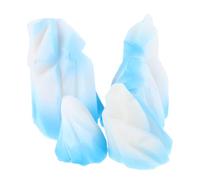 UTHCLO Lot de 4 Mini-Figurines D'icebergs en Résine, Décorations Miniatures pour Paysages Polaires, Ornements pour Aquarium et Décoration Intérieure, Modèle Miniature D'iceberg