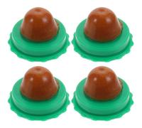 UTHCLO Lot de 4 Sucettes à Lécher pour Chat Herbe à Chat Naturelle, Vitamine, Couverture Transparente, Friandises Saines pour Chatons en Snack pour Animaux