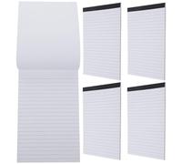 UTHCLO Lot de 5 Carnets Détachables en Papier pour Prise de Notes 25 Feuilles Lisses, Format Pratique pour Bureau, École et Organisation Quotidienne