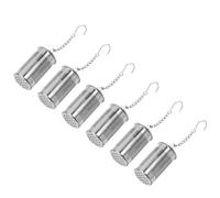 UTHCLO Lot de 6 Filtres à Thé en Acier Inoxydable 304, Créatifs et Faciles à Ranger, pour Infusions Maison et Dégustation de Thé