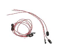 UTHCLO Lot de 8 Clips pour Pile 9V avec Connecteur à Boucle Rigide en Plastique 300 MM Adaptateur Porte-Pile Type I Câble pour Alimentation Microphone Actif Compatible Usage Audio