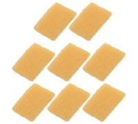 UTHCLO Lot de 8 Gommes en Caoutchouc Portables pour Nettoyer et Restaurer Le Grip Tape de Skateboard, Accessoire Pratique pour Entretien et Nettoyage des Skateboards Jaunes
