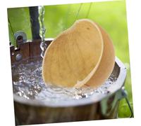 UTHCLO Louche Gourd Naturel Multifonction Écologique et Stable Louche à Eau Pratique pour Cuisine Cuillère pour Eau Usage Alimentaire Sûr Moyenne