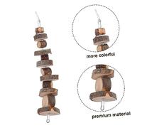 UTHCLO Mâcher Naturel pour Petits Animaux Accessoires Escalade Hamster et Chinchilla Dentition Lapin pour Soins Dentaires et Comportement de Mastication