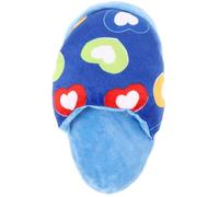 UTHCLO Mâcher pour Chien Solide et Portable, Molaire en Peluche Son Couineur, Lot de 2 Pantoufles, pour Chiots et Nettoyage des Dents, Accessoire Ludique pour Chien