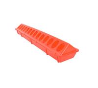 UTHCLO Mangeoire à Oiseaux Rouge Grosse Taille en Plastique Solide Auge Anti-Chute pour Cage à Pigeons Support Alimentaire Pratique pour Nourrir Oiseaux et Pigeons Usage Intérieur et