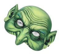 UTHCLO Masque de Sorcière Effrayant Halloween EVA Masque Cosplay Réaliste pour Adultes Décoration de Carnaval et Fête Costumée