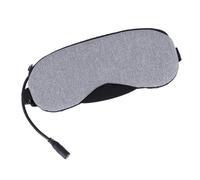 UTHCLO Masque USB Vapeur pour Yeux Chaud Froid Masque de Sommeil Anti-lumière Gris Unisexe Réutilisable pour Détente Maison Bureau et Voyage