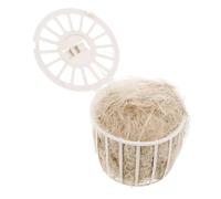 UTHCLO Matériel Nidification Oiseaux Jute et Coton Nid Remplaçable pour Cages Canaris et Nichoirs Hirondelles Décoration Naturelle pour Jardin et Intérieur