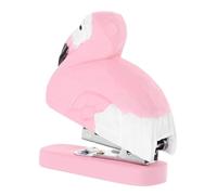 UTHCLO Mini Agrafeuse Flamant Portable Compact Design Ergonomique et Pratique Accessoire de Bureau Original pour École Maison et Bureau Créatif et