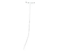 UTHCLO Miniature Modèle de Lampadaire Acier Inoxydable avec Lumière Chaude Décoration de Micro Paysage pour Maison de Poupée et Maquette
