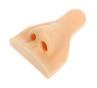 UTHCLO Modèle de Nez en Silicone Souple Taille Réelle, Couleur Chair Claire, pour Exercice de Piercing Nasal et Simulation Réaliste, Partie du Corps Flexible pour Écoles, Salons de
