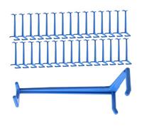 UTHCLO Modérateur de Tronc d'arbre et Cintreuse de Tiges pour Jardinage, Écarteur de Branches D’Arbres Fruitiers 50 Pièces Bleu Grand Format, Outil Professionnel en Polyéthylène