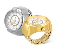 UTHCLO Montre-bague Numérique Miniature en Alliage, Lot de 2 Pièces