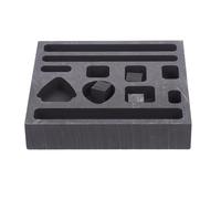 UTHCLO Moule à Creuset en Graphite 11 Trous, Résistance Haute Température, Conductivité Thermique, Moule à Coulée pour Fusion Or, Aluminium, Cuivre - Usage Professionnel et Artisanal