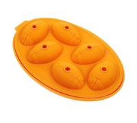 UTHCLO Moule à Glaçons Silicone Forme Rugby Plateau Pratique pour Glaçons Moule Facile à Nettoyer été Fabrication Simplifiée Réalistes
