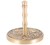 UTHCLO Moule à Parfum en Cuivre Pur de 40 Mm, Outil de Pressage des Cendres Double Motif Phoenix, Accessoire pour Brûleur de Parfum, Ensemble D’Outils de Moulage pour Fabrication