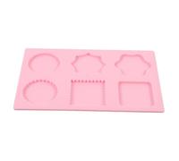UTHCLO Moule Silicone pour Cachet Cire Rectangulaire Flexible Tapis de Scellement Cire pour Invitations Support de Moulage Pratique pour Production Série
