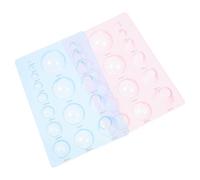 UTHCLO Moules à Argile Demi-Sphères et Boules Lot de 2 Outils de Bricolage pour Modelage Emporte-Pièces pour Pâte Polymère pour Création Manuelle Accessoires pour Loisirs Créatifs