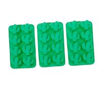 UTHCLO Moules à Gâteaux En Silicone Cactus 3pcs Bac à Glaçons Diy Moule à Bonbons Antiadhésif Silicone Alimentaire Pour Desserts Créatifs Et Moments En Famille