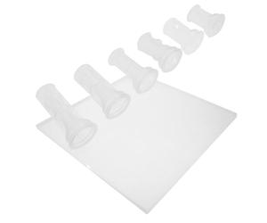 UTHCLO Moules Silicone 3D à Fabriquer Pièces D'échecs Internationales DIY, Ensemble Flexible Grand Format Transparent pour Loisirs Créatifs, Fabrication Artisanale D’échiquier et Usage