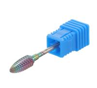 UTHCLO Nail Drill Bit For Manicure And Pedicure Tungsten Steel Grinding Head Cone Shape Reusable Nail Bit