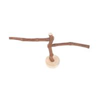 UTHCLO Natural Branch Bird Perch for Parrots and Budgies Claw Grinding and Standing Rod Safe Wooden Toy for Cage Accessory Activity Enrichment