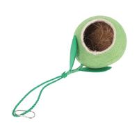 UTHCLO Nichoir Oiseau Coque Naturelle Nid Douillet et Suspendu pour Perruches et Perroquets Oiseaux Abri Durable avec Design et Installation Facile