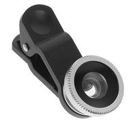 UTHCLO Objectif De Téléphone Portable Lentille Clip Fisheye Macro Et Super Grand Angle pour Smartphone Compatible Modèles x Argent