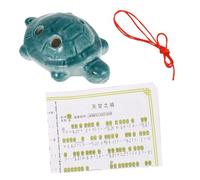 UTHCLO Ocarina Tortue Portable Porcelaine Blanche La Instrument Mélodieux pour Débutants Adultes et et Facile à Transporter