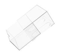 UTHCLO Organisateur de Tiroirs de Rangement Empilables Transparent en Acrylique, Grosse Taille, Résistant aux Chocs, pour Maquillage et Mouchoirs, Adapté Salle de Bain,