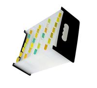UTHCLO Organisateur Document Portable Multi Couches Pochette Classeur Mini Souple pour Rangement Factures Contrats et Sac Plastique et Compact pour Bureau et Maison