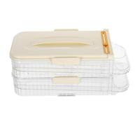 UTHCLO Organisateur Œufs Réfrigérateur Transparent à Roulement Automatique Boîte Rangement Œufs pour Porte de Frigo Gain de Place et Visibilité Instantanée