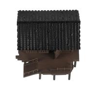 UTHCLO Ornement Paysager pour Aquarium en Résine, Pavillon Chinois Miniature 5,7X6X6 CM, Décor Zen pour Micro-Paysage Bonsaï et Décoration Intérieure, Modèle D’Architecture Traditionnelle