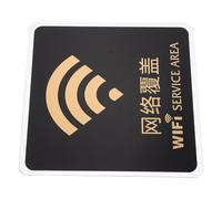 UTHCLO Panneau Acrylique Wifi Indicateur de Mot de Passe, Adhésif Puissant, Communication Impactante, pour Bureau ou Restaurant, Signal sans Fil Clair