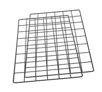 UTHCLO Panneau Mural Grillagé en Métal Nordique 30×40 Cm en Lot De 2, Décor Mural Fonctionnel pour Organisation Photos, Finition Résistante, Chambre Bureau Salle De Classe