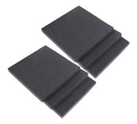 UTHCLO Panneaux Acoustiques D’isolation Phonique 6 Pcs 30x30x3 Cm Mousse Polyuréthane Ignifuge Haute Densité pour Bruit Murs Karaoké et Studio Enregistrement