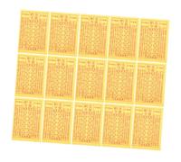 UTHCLO Papier Jaune de Sacrifice pour Funérailles et Culte des Ancêtres, 900 Pièces, pour Offrandes Sacrées Lors du Tomb-Sweeping Day