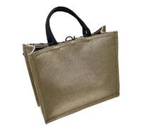 UTHCLO Paquet à Main Paquet de Courses Pratique et Élégant en Toile de Jute Légère de Courses Poche Intérieure Plusieurs styles pour Usage Quotidien Plusieurs styles