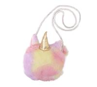UTHCLO Paquet Bandoulière Léger en Peluche pour Téléphone Portable Design Licorne Mignon et Multifonctionnel, pour Voyage et Shopping des Filles et Femmes